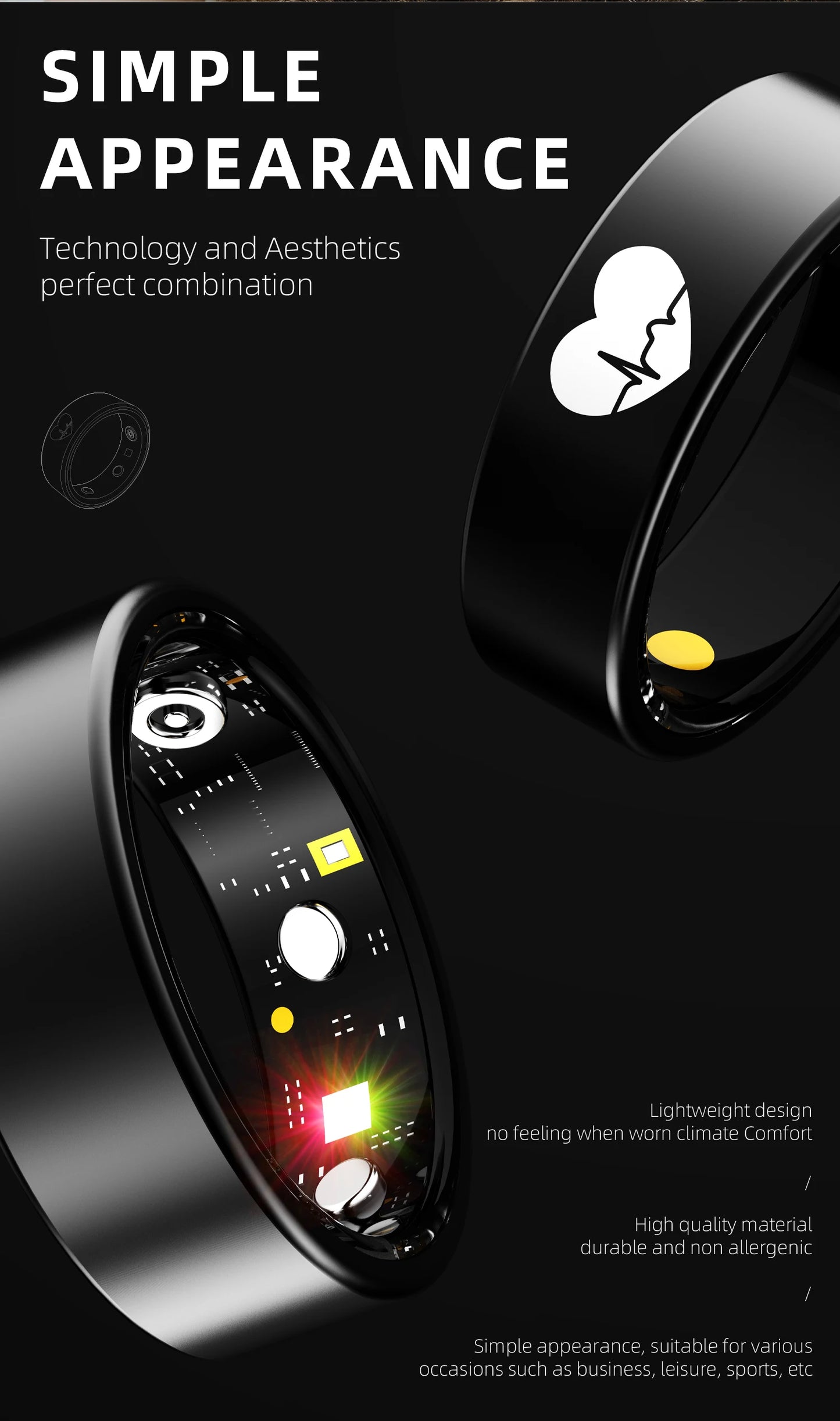 MODERISE Active Smart Ring
