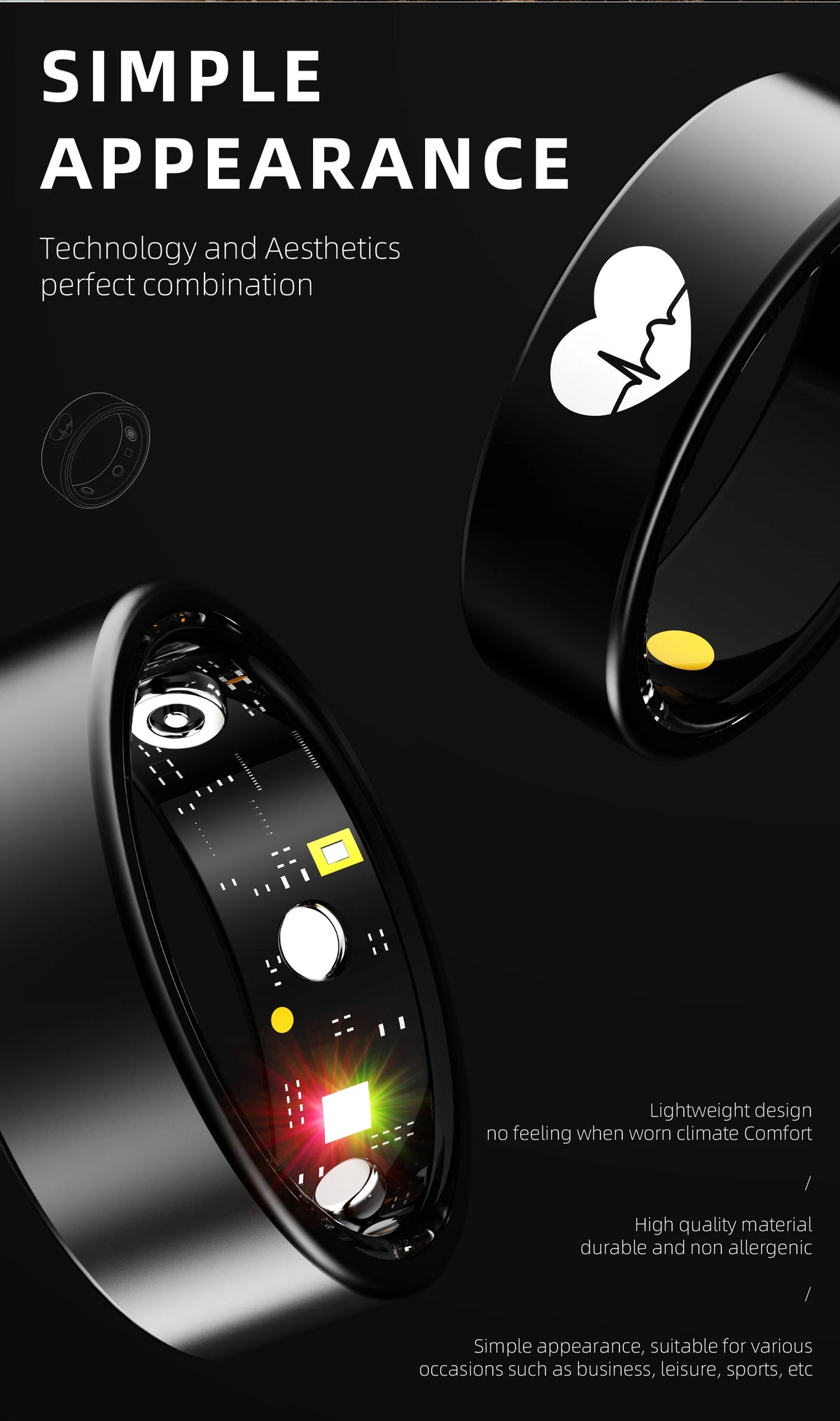 MODERISE Active Smart Ring