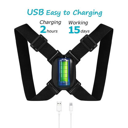 MODERISER Smart Posture Corrector ,Vibration Reminder for Back Straightening