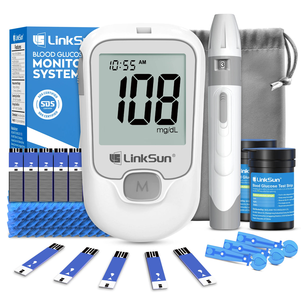 MODERISE LinkSun G-425 -1 Blood Glucose Monitor Kit
