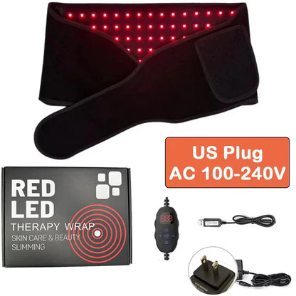 MODERISE Red Light Therapy Belt  Infrared Wrap for Pain Relief