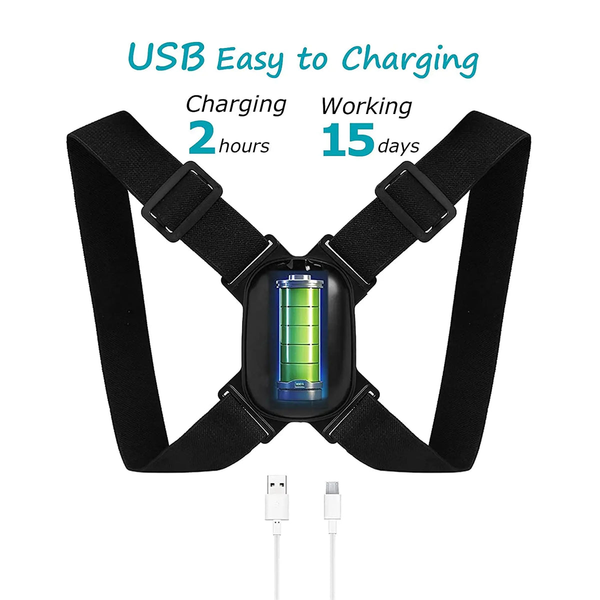 MODERISER Smart Posture Corrector ,Vibration Reminder for Back Straightening