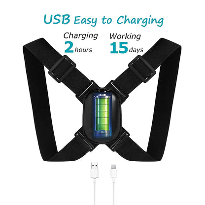 MODERISER Smart Posture Corrector ,Vibration Reminder for Back Straightening