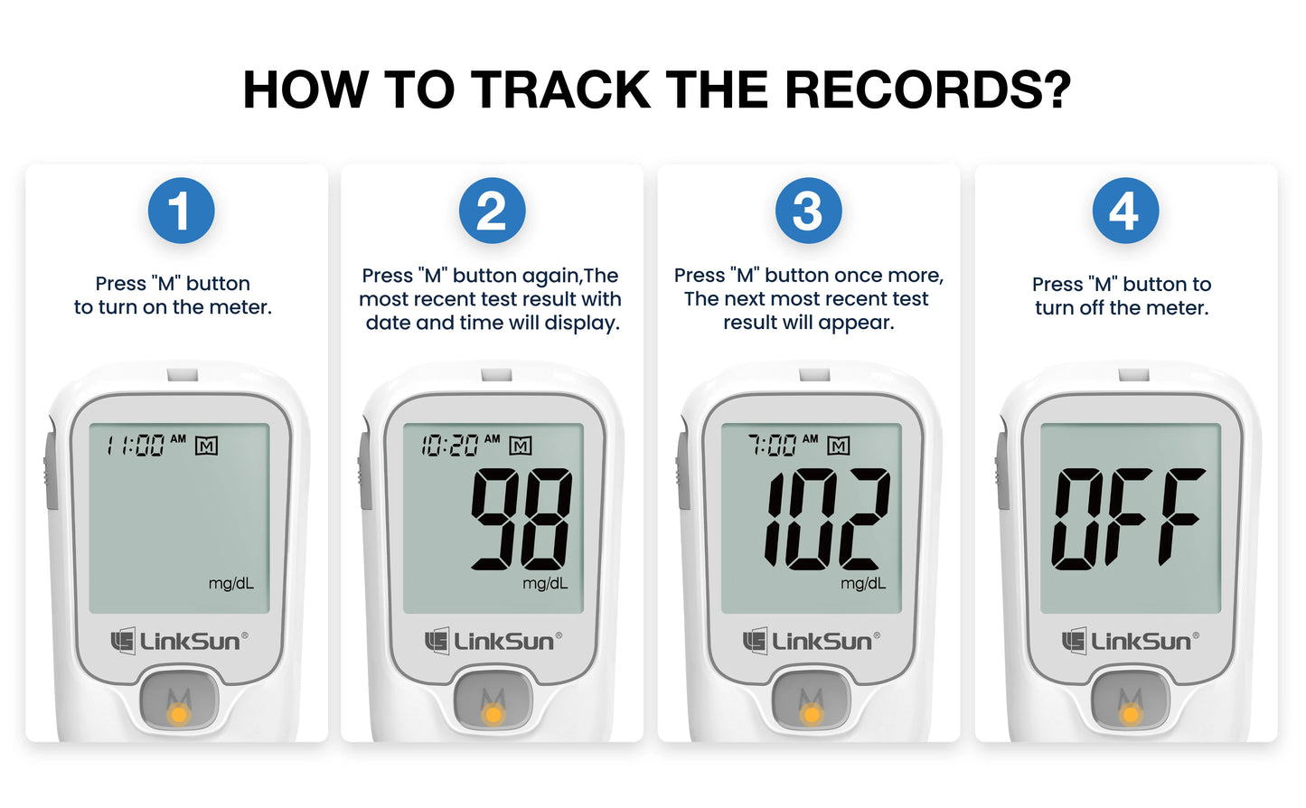 MODERISE LinkSun G-425 -1 Blood Glucose Monitor Kit