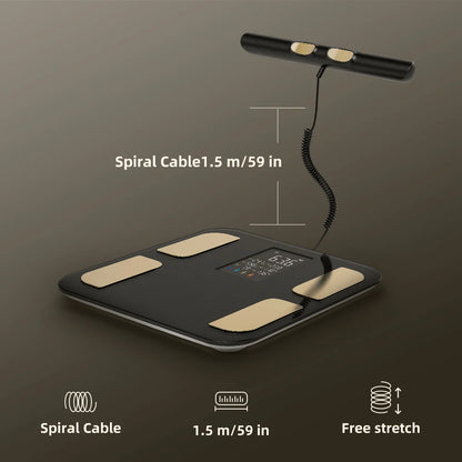 MODERISE Smart Body Composition Scale  ,20 Essential Health Metrics