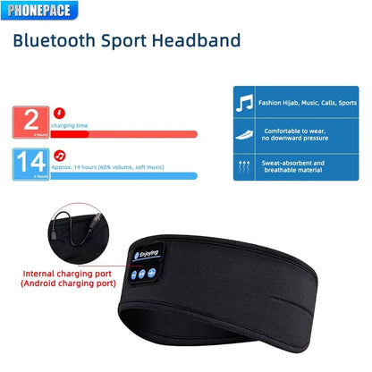 MODERISE Sleep Headband  Wireless Bluetooth Music Eye Mask