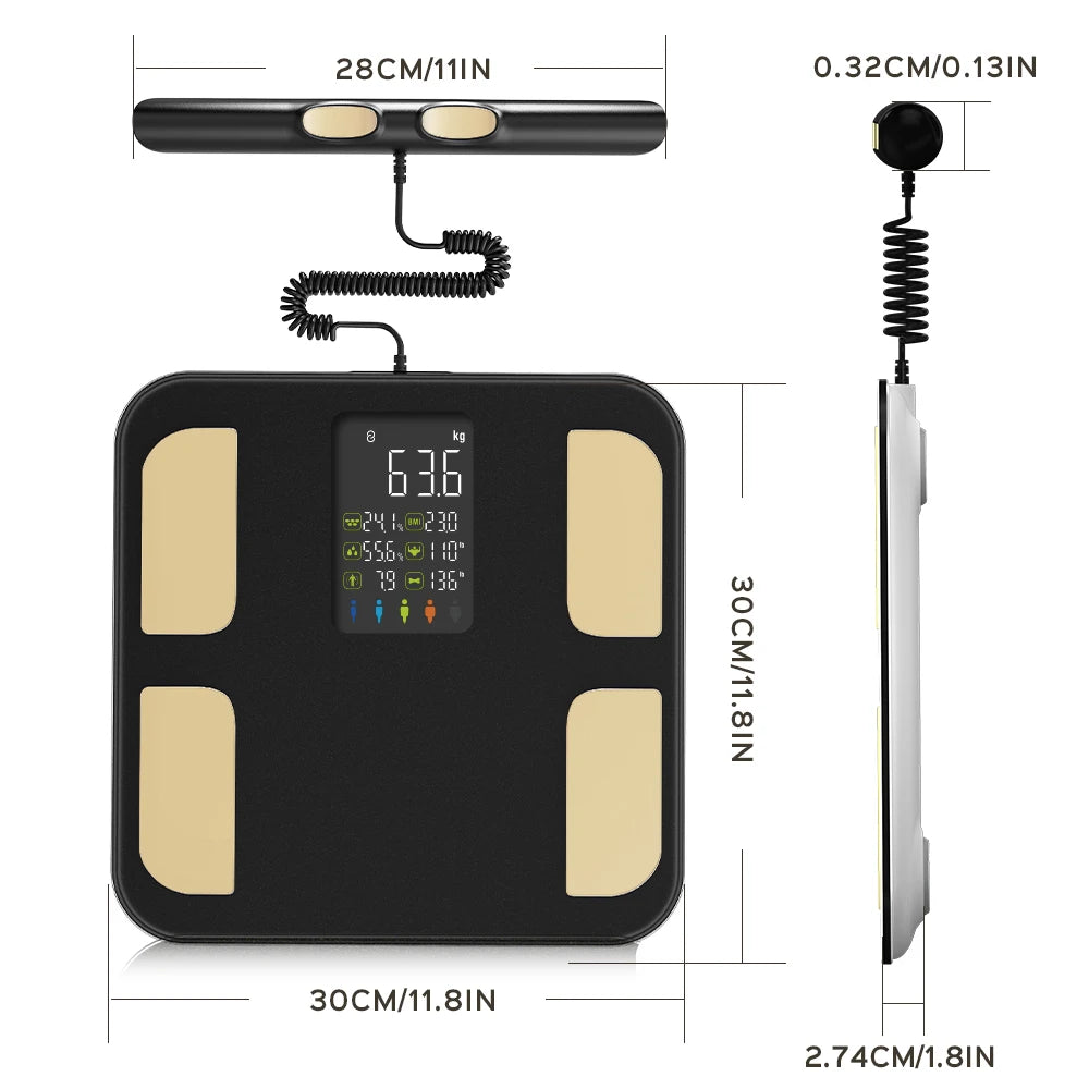 MODERISE Smart Body Composition Scale  ,20 Essential Health Metrics