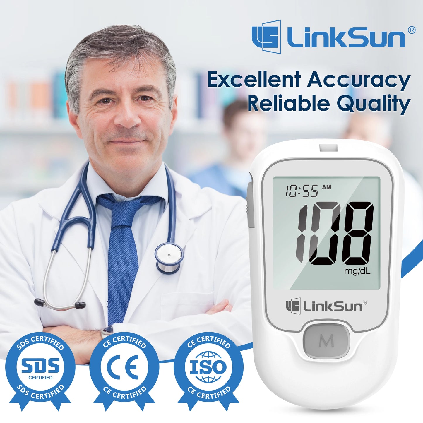 MODERISE LinkSun G-425 -1 Blood Glucose Monitor Kit